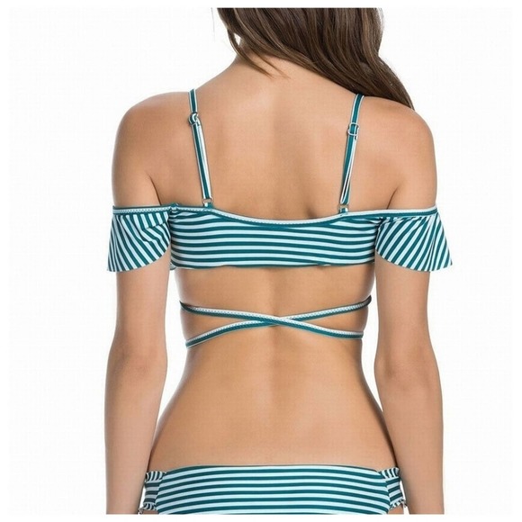 Isabella Rose Avalon Off the Shoulder Bikini Top L - Picture 5 of 11